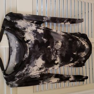 Adrianna Papell Long Sleeve Fitted Top Sz Small